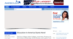 Desktop Screenshot of america.edu